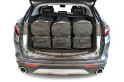 Alfa Romeo Stelvio 2016- 5 door Car-Bags.com travel bag set (4)