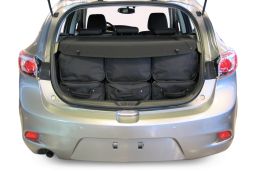 Mazda Mazda3 (BL) 2010-2013 5 door Car-Bags.com travel bag set (4)
