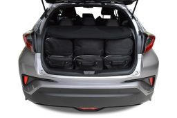 Toyota C-HR 2017- 3 & 5 door Car-Bags.com travel bag set (4)