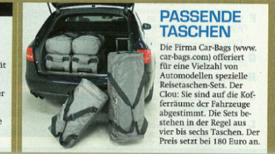 Car-Bags Taschen: Geniale Idee und eine Alternative zum Kofferraum