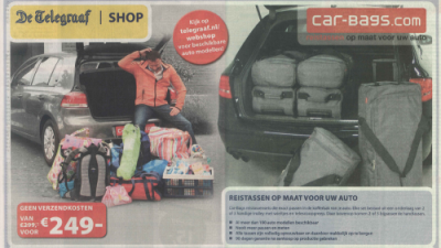 Car-Bags.com in in De Telegraaf