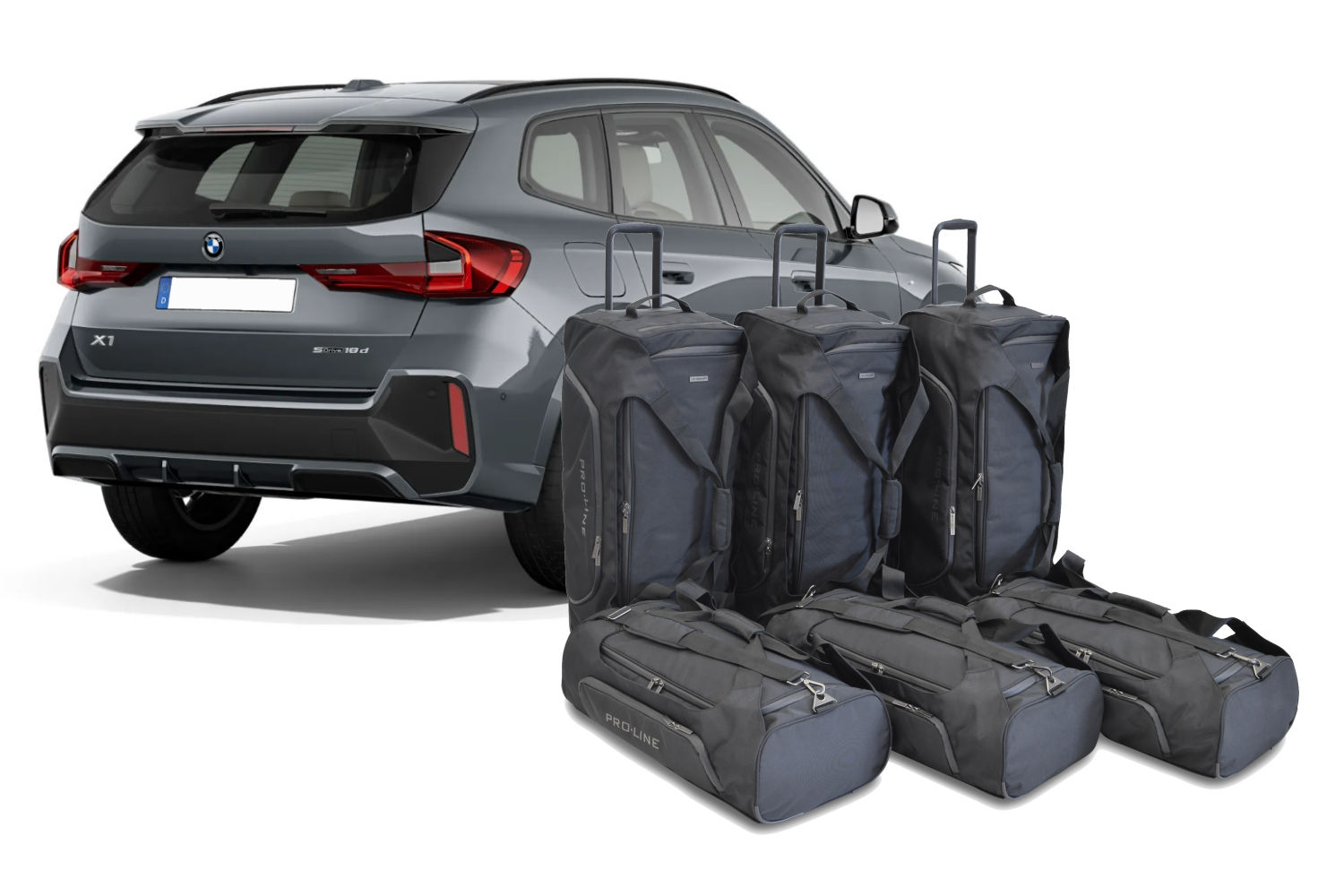 Kofferraumtaschen Set für BMW 1 Bj 06.04-12.11
