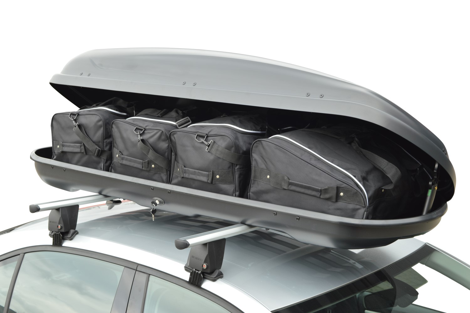 Dachbox Taschenset 4-Teilig Car-Bags für optimale Platzausnutzung der Dachbox Reisetaschen für die Dachbox 