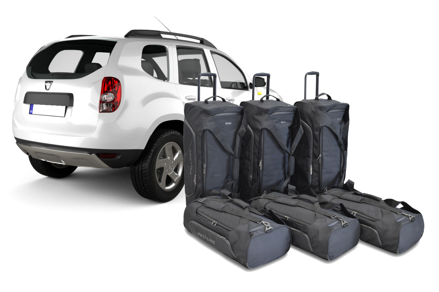 Sets de sacs de voyage adaptée à Dacia Duster 2 4x4 (6 sacs), Faire vos  bagages rapide & pratique € 379, Car-Bags, Sacs de voiture Dacia