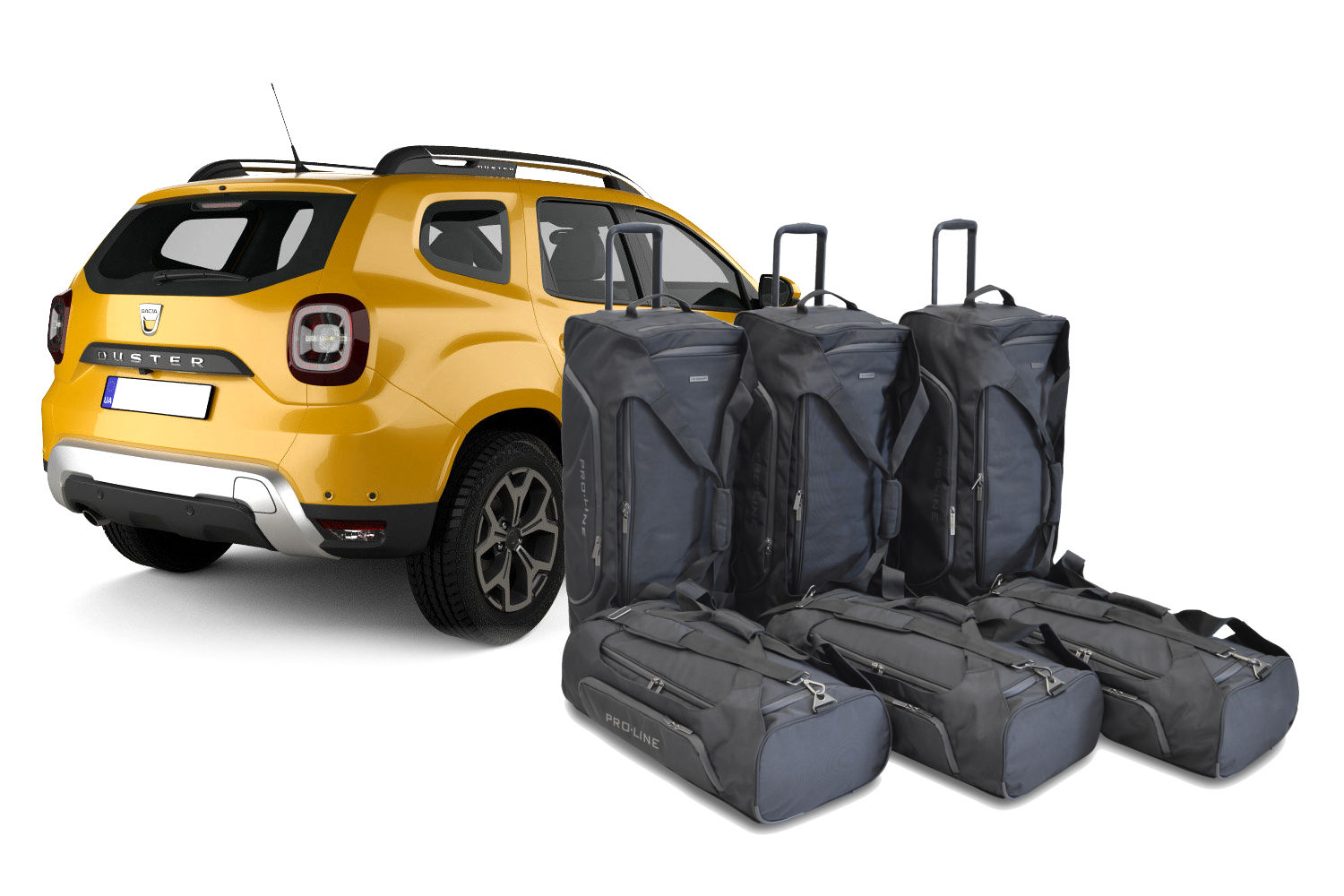 Set de sacs de voyage convient à Dacia Duster II 2018-2024 Pro.Line