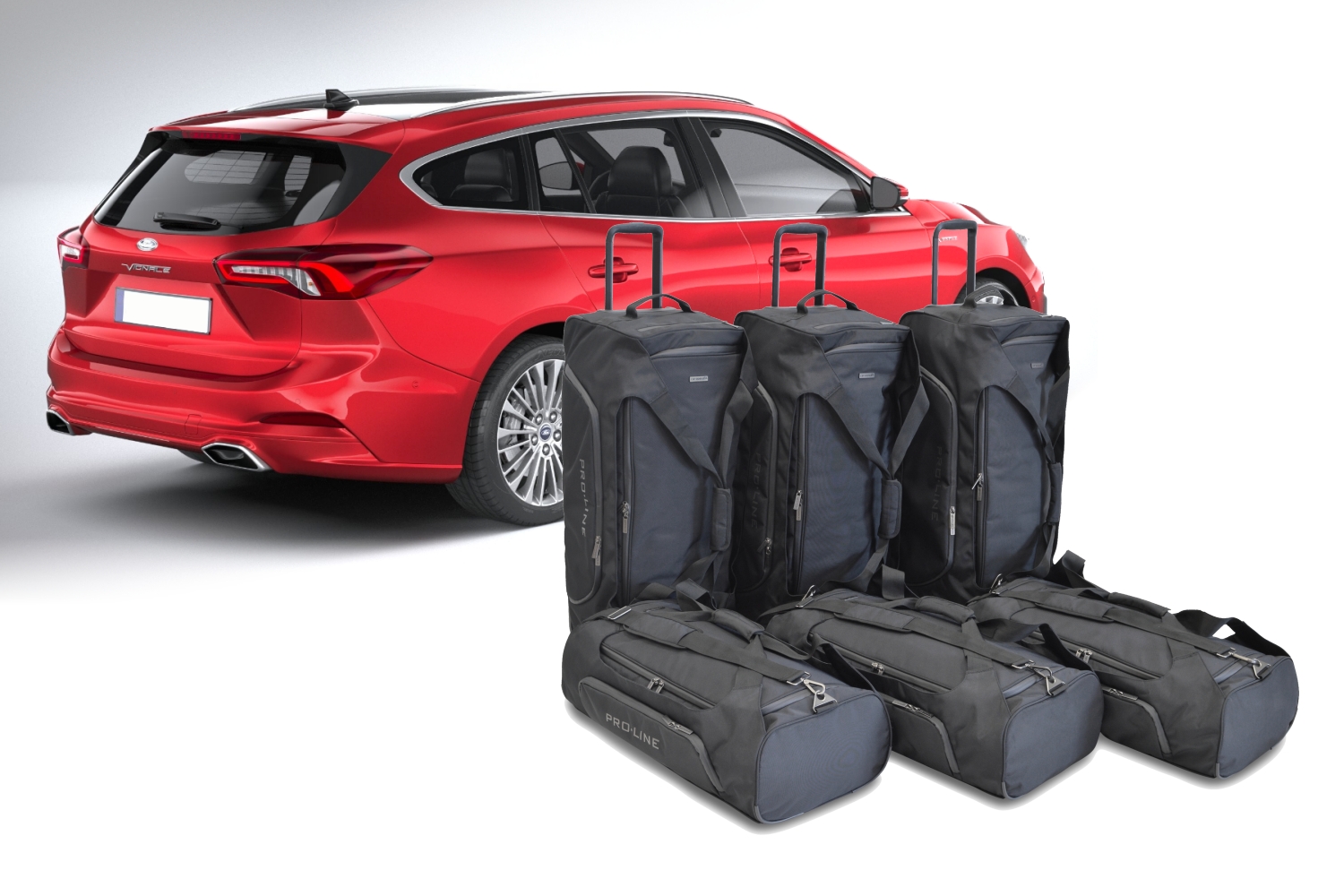Set de sacs de voyage convient à Ford Focus IV 2018-présent break Pro.Line