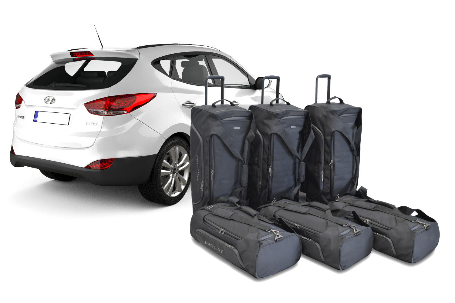 Reisetaschenset passend für Hyundai ix35 (LM) 2010-2015 Pro.Line