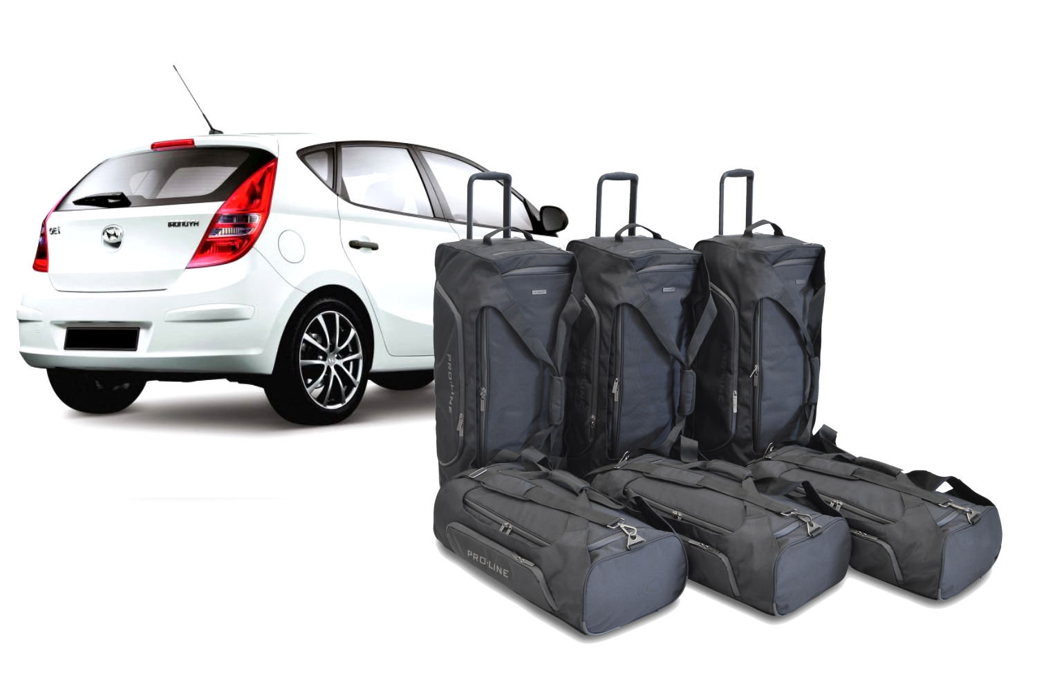 Set de sacs de voyage convient à Hyundai i30 (FD-FDH) 2007-2012 break Pro.Line