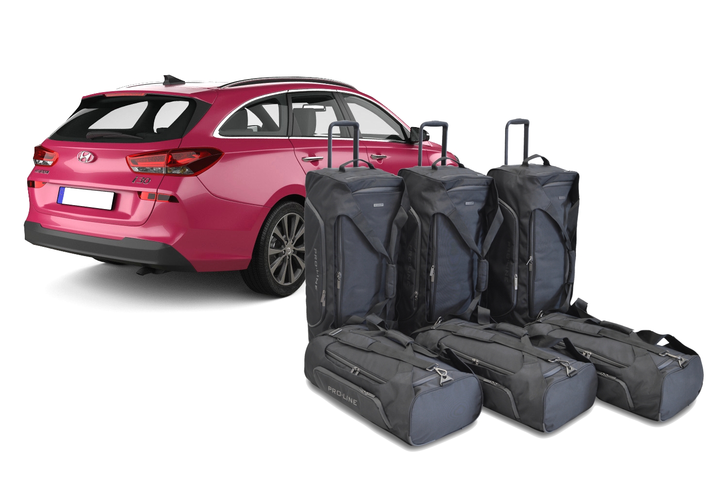 Travel bag set suitable for Hyundai i30 (PD) 2017-present wagon Pro.Line