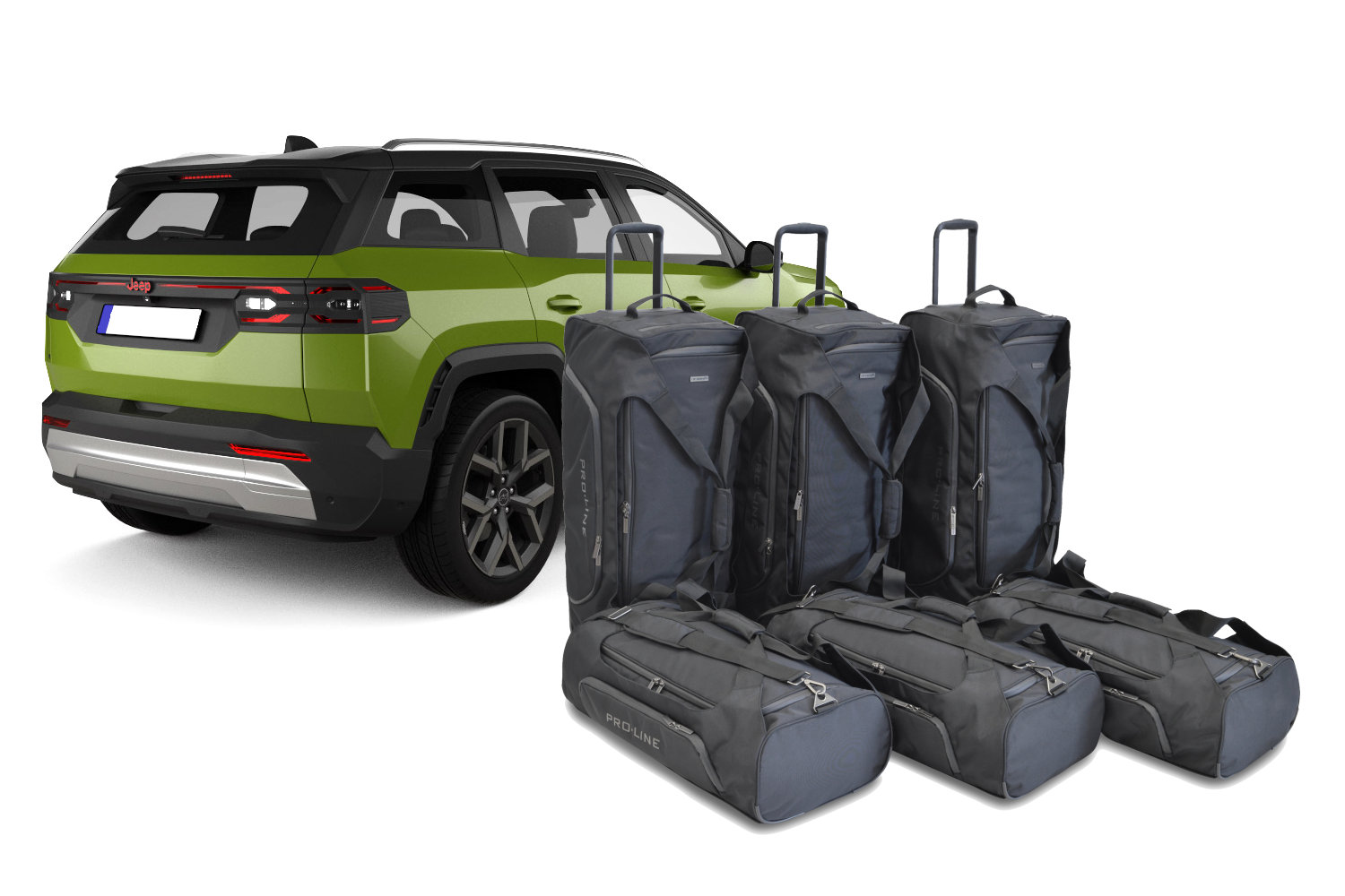Travel bag set suitable for Jeep Compass (J4U) 2025-present   Pro.Line