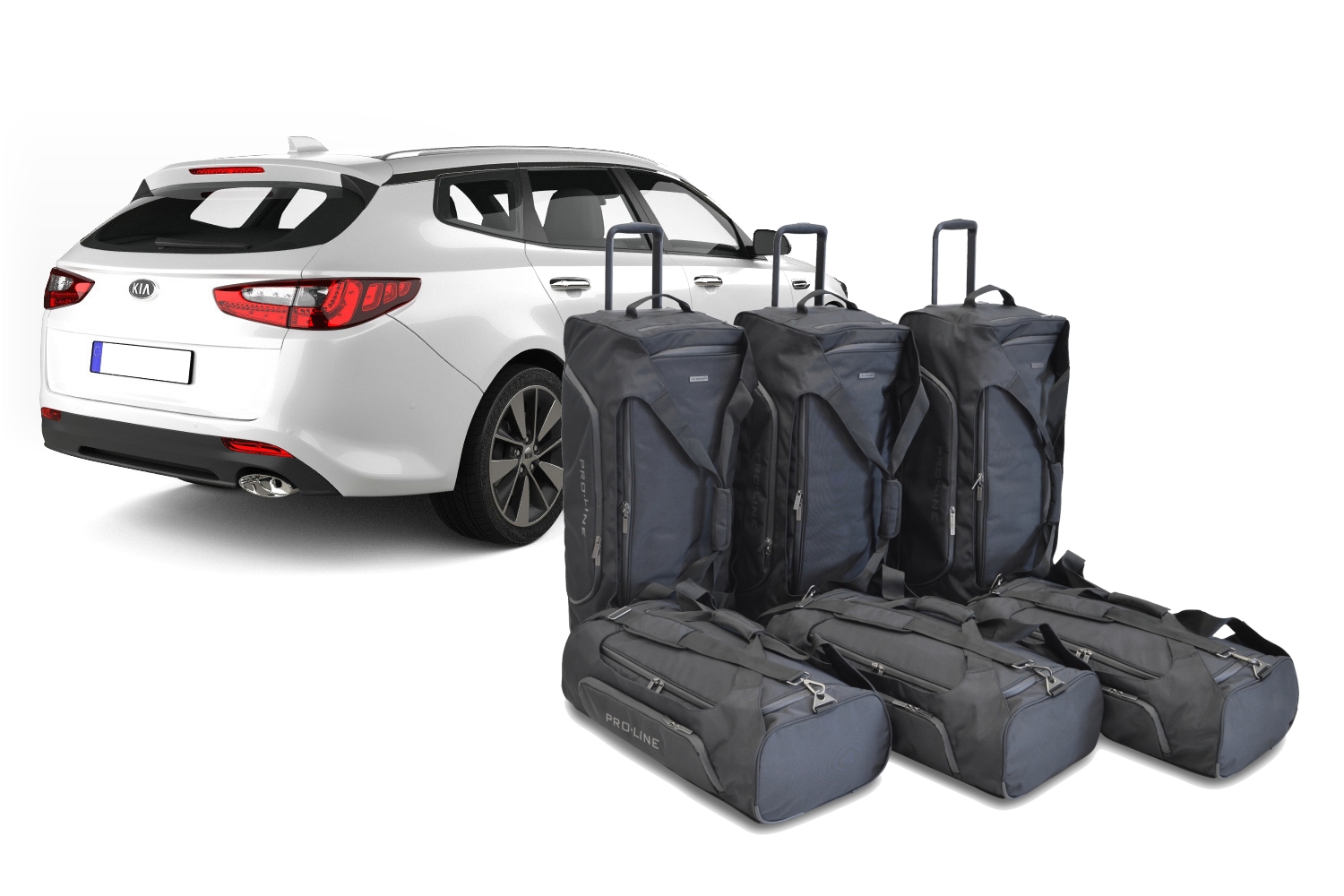 Reisetaschenset passend für Kia Optima Sportswagon (JF) 2016-2020 Kombi Pro.Line