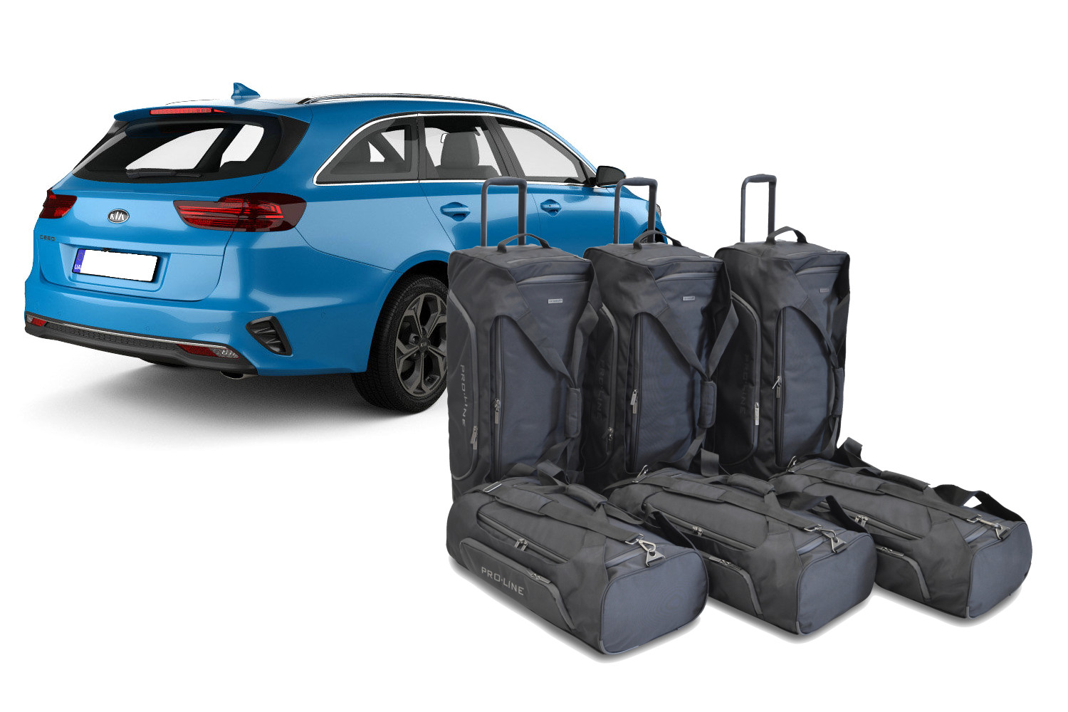 Reisetaschenset passend für Kia Ceed Sportswagon (CD) 2018- Kombi Pro.Line