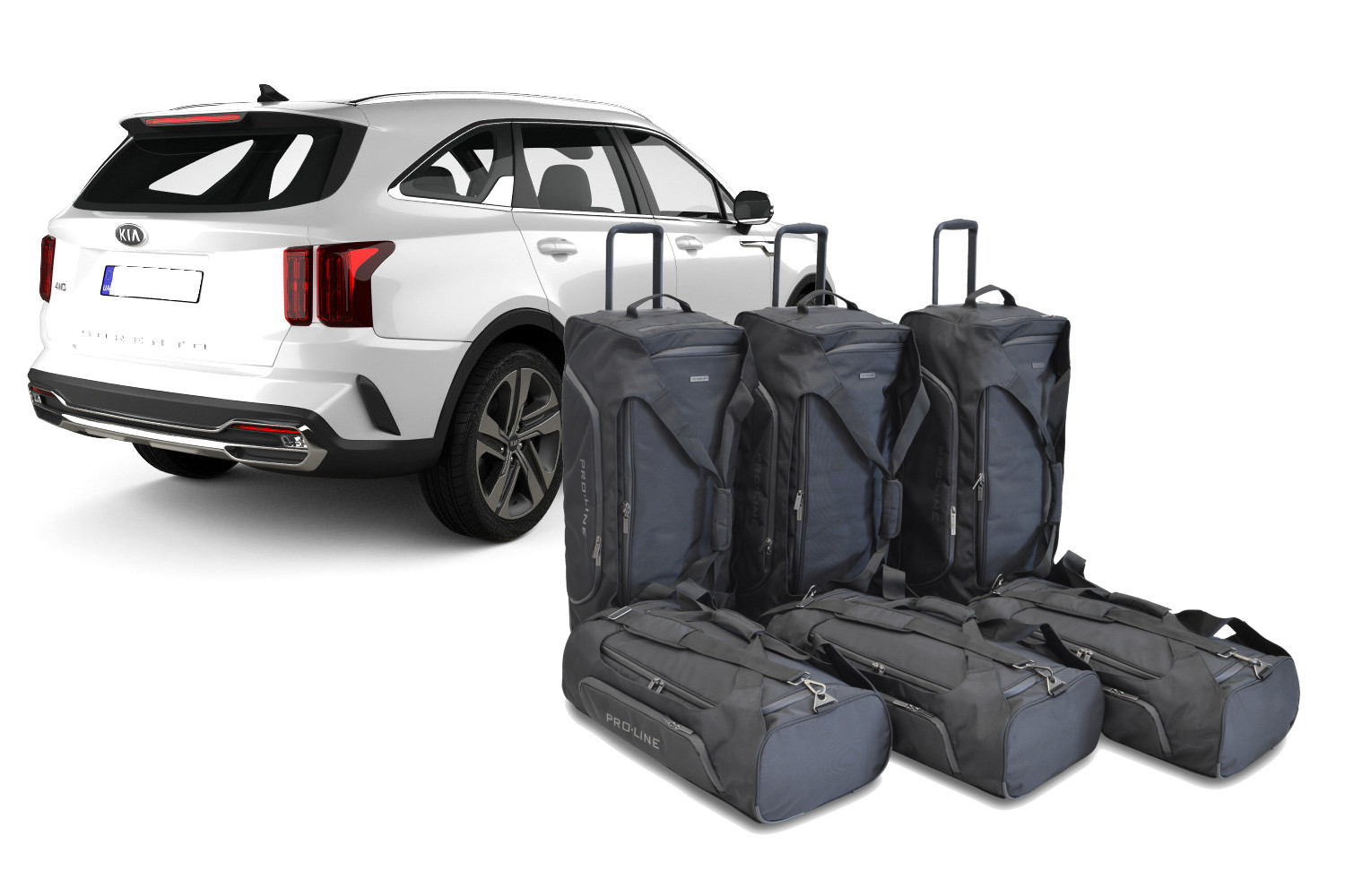 Reisetaschenset passend für Kia Sorento (MQ4) 2020-heute Pro.Line