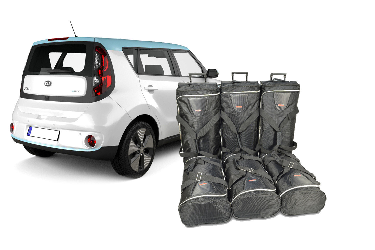 Set de sacs de voyage convient à Kia e-Soul (SK3) 2019- 5 portes bicorps Original