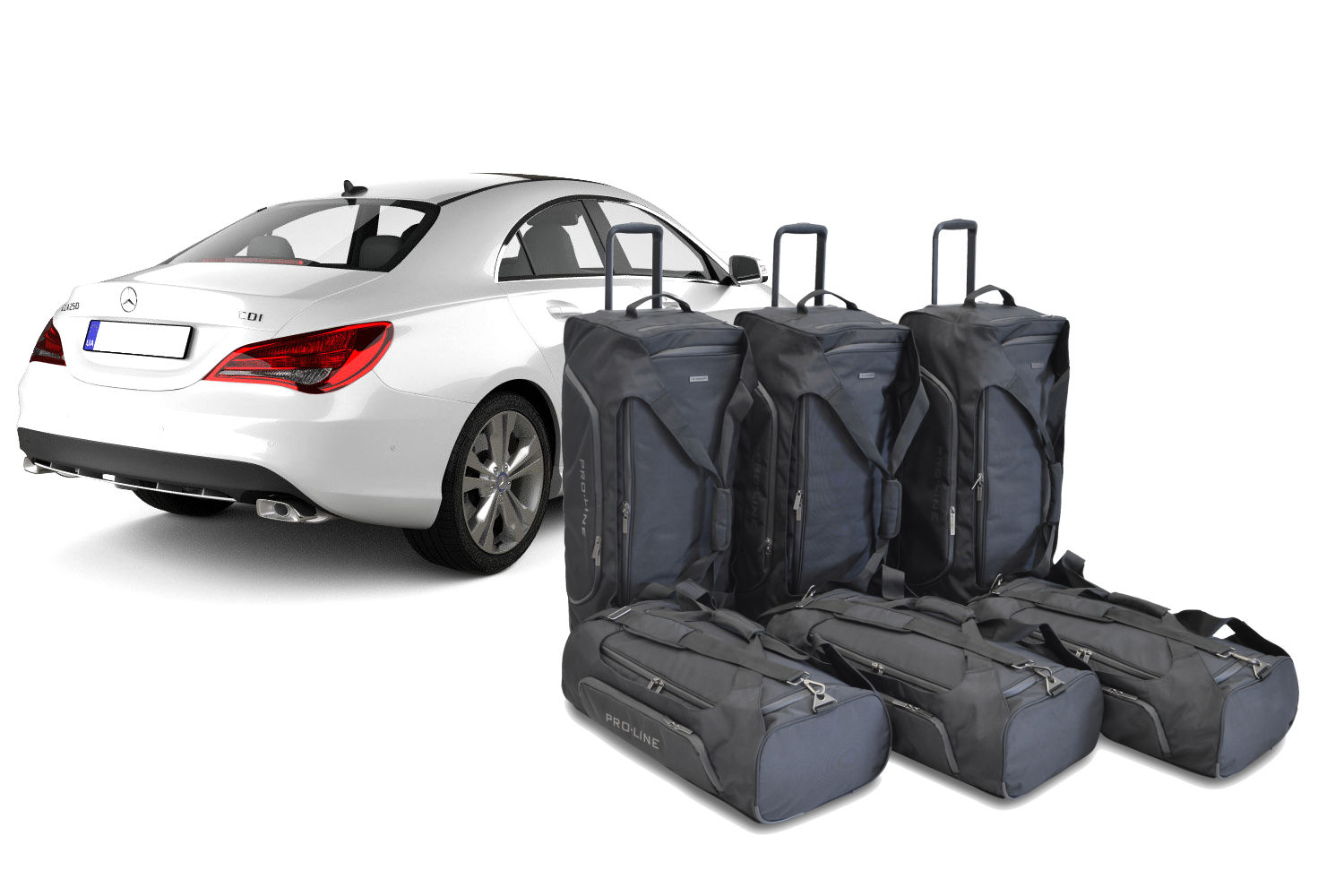 Travel bag set Mercedes-Benz CLA (C117) 2013-2019 4-door coupé Pro.Line