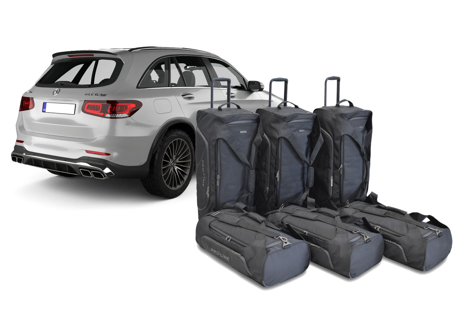 Travel bag set suitable for Mercedes-Benz GLC (X253) 2015-2022 Pro.Line