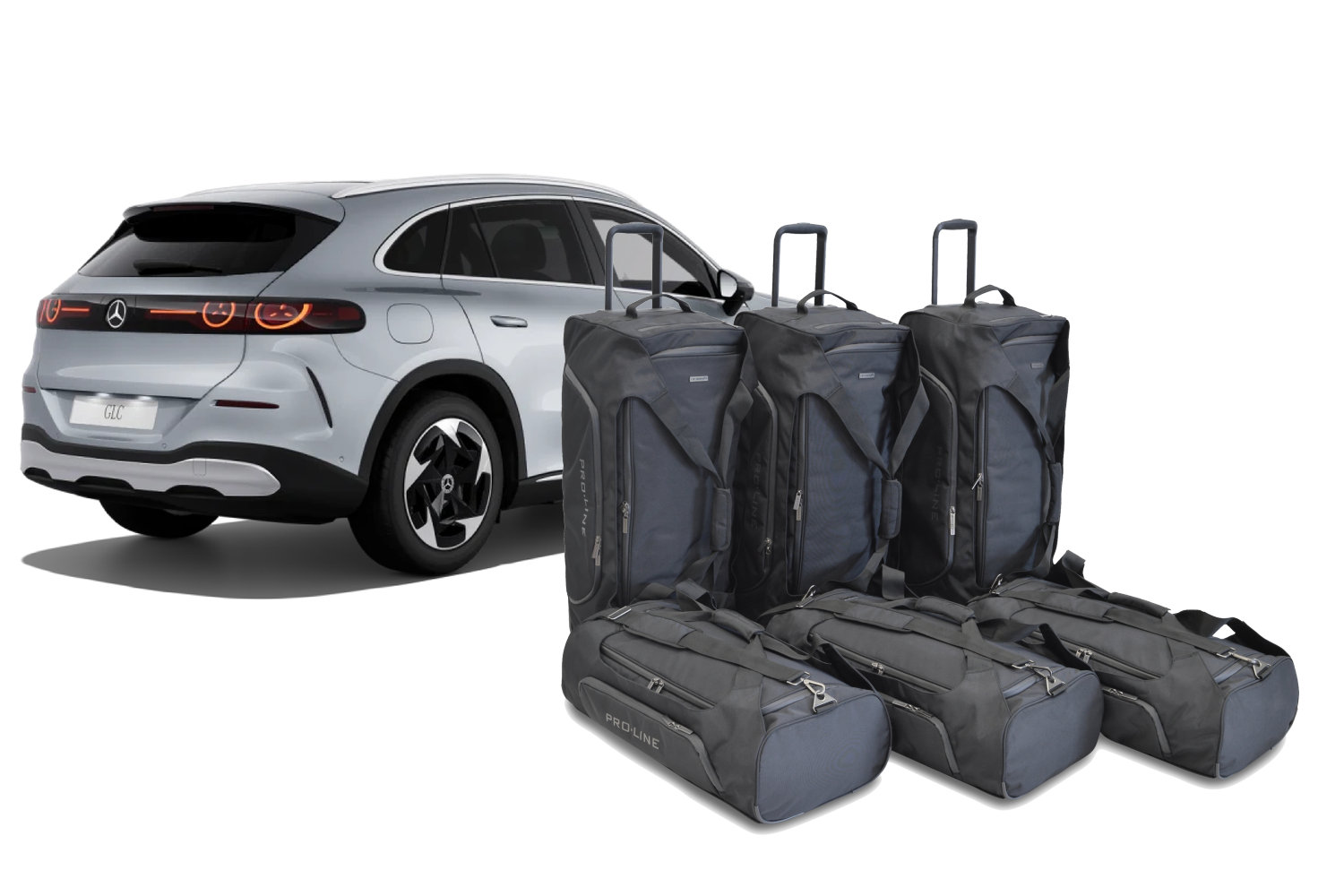 Set de sacs de voyage convient &agrave; Mercedes-Benz GLC (X540) 2025-pr&eacute;sent Pro.Line