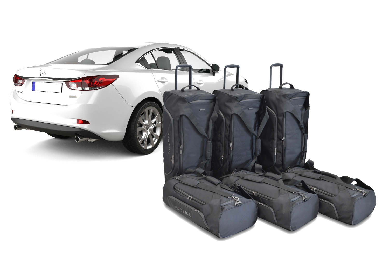 Reisetaschenset passend für Mazda6 (GJ) 2012-heute 4-Türer Limousine Pro.Line