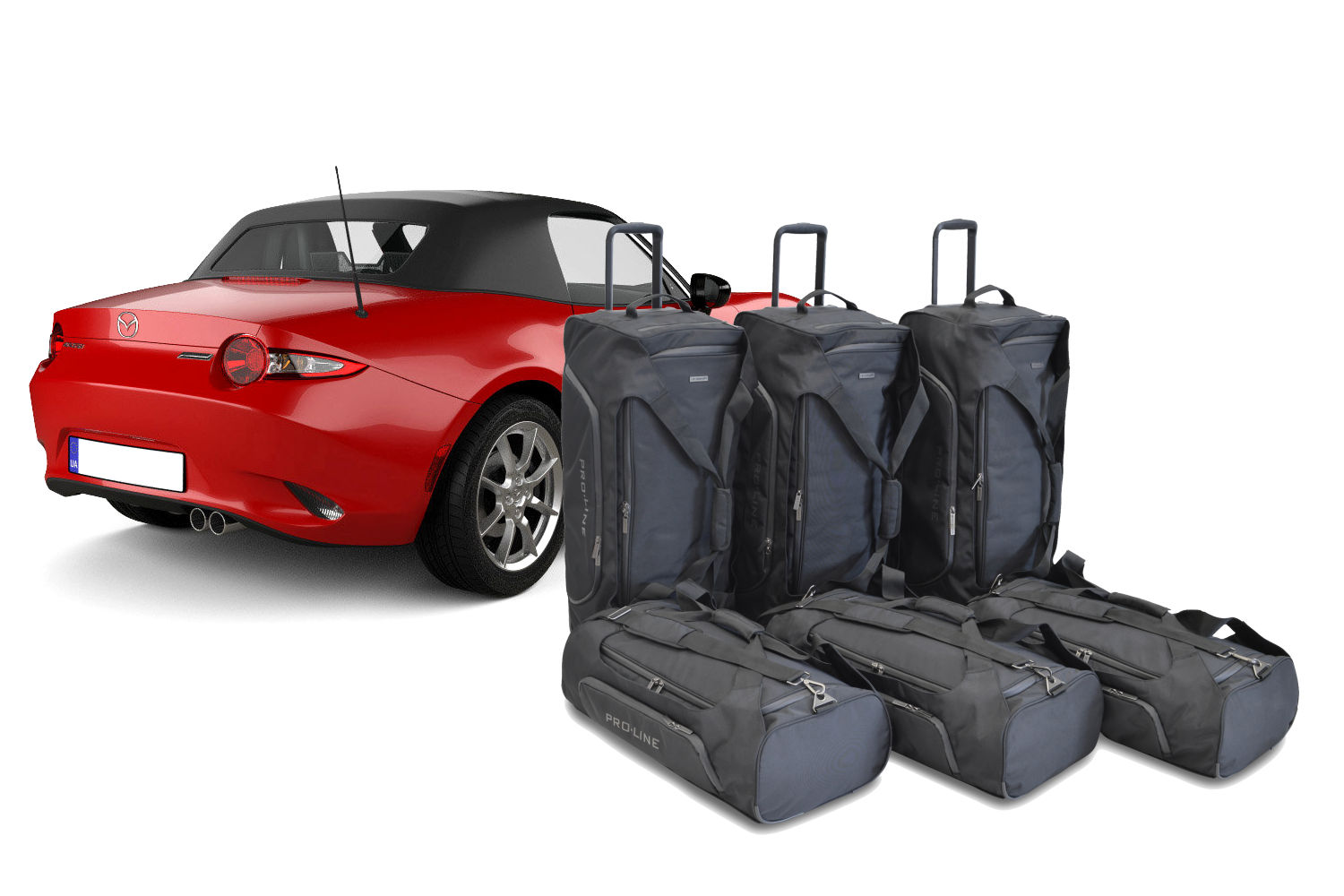 Reisetaschenset passend für Mazda MX-5 (ND) 2015-heute Pro.Line