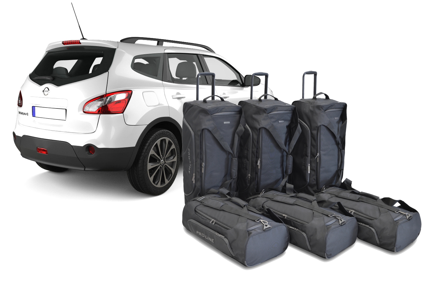 Travel bags Nissan Qashqai+2 (J10)