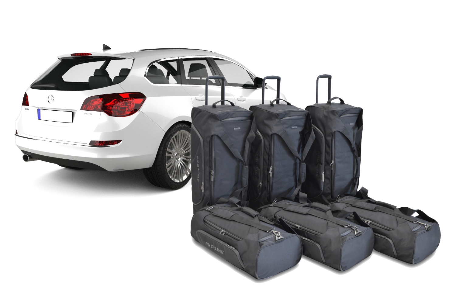 Travel bag set Opel Astra J Sports Tourer 2010-2015 wagon Pro.Line