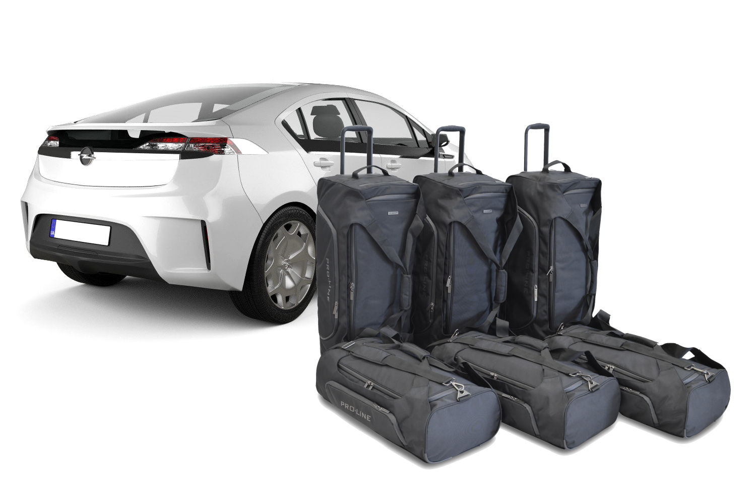 Set de sacs de voyage convient à Opel Ampera 2012-2016 5 portes bicorps Pro.Line