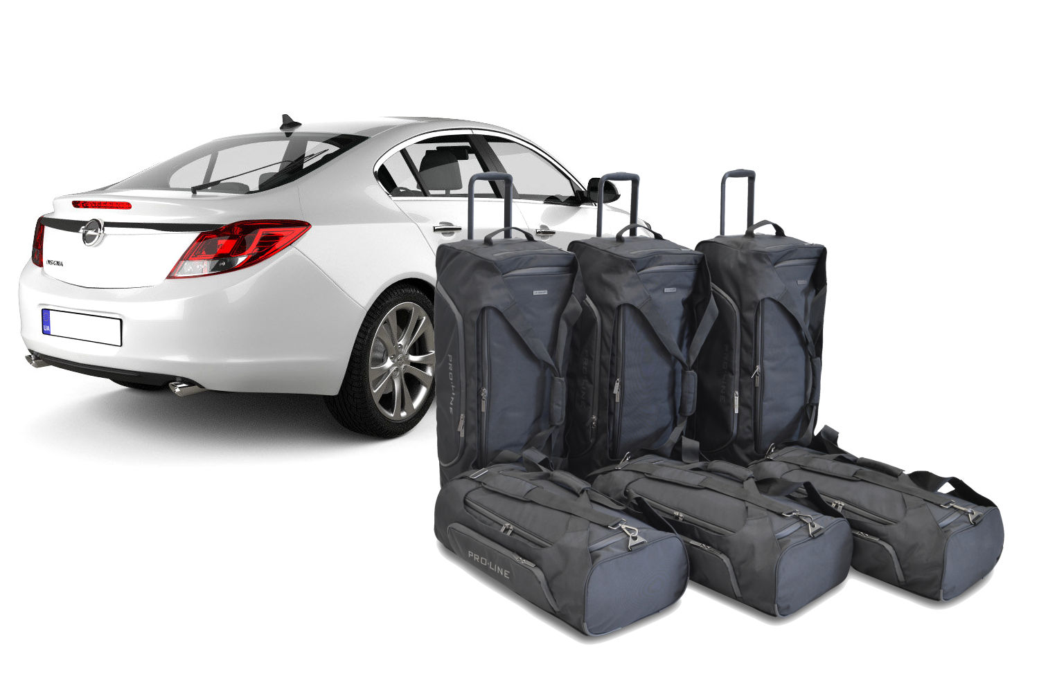Set de sacs de voyage convient à Opel Insignia A 2008-2017 5 portes bicorps Pro.Line