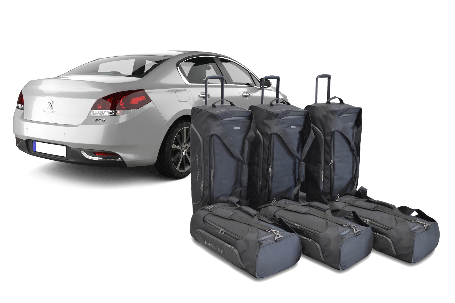 Set de sacs de voyage Peugeot 508 I 2012-2018 4 portes tricorps Pro.Line