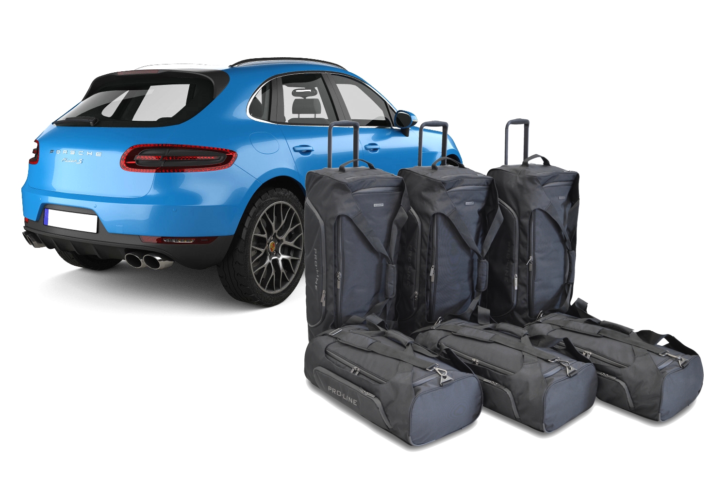 Reisetaschenset passend für Porsche Macan (95B) 2014-2024 Pro.Line