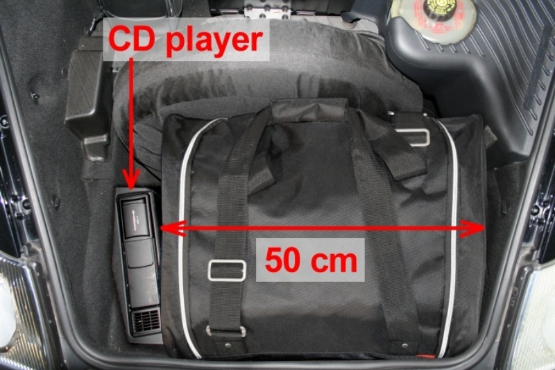 Porsche Cayman / Boxster (987) 2WD + 4WD with CD changer 2004-2012 Car-Bags reistassen - travel bags - Reisetaschen - sacs de_