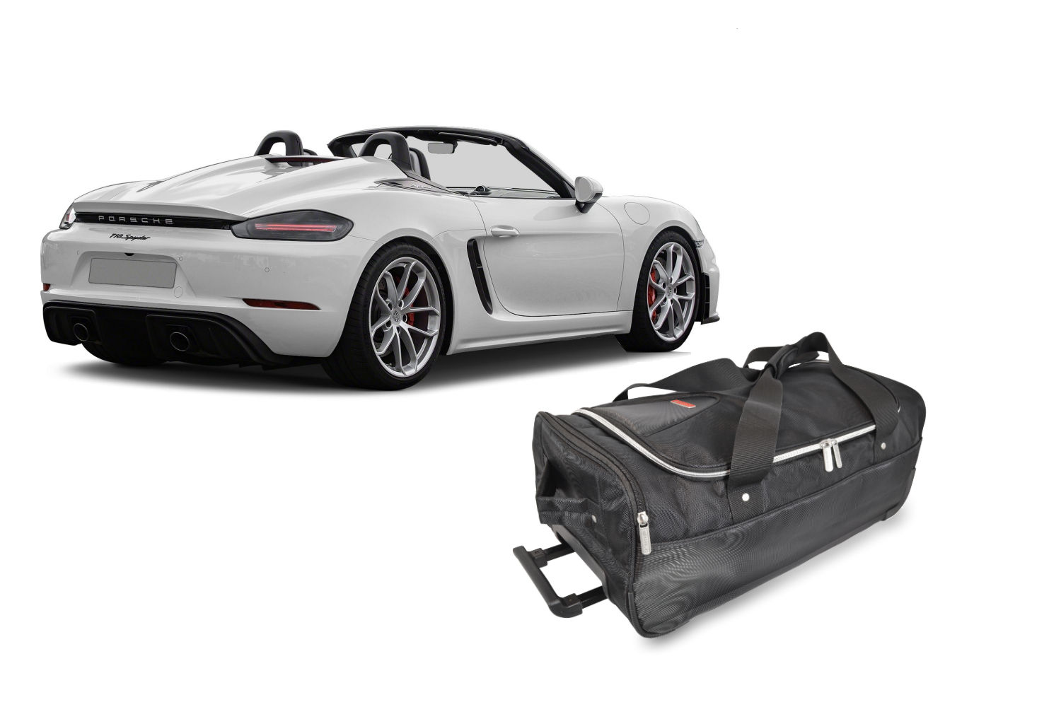 Boot trolley bag suitable for Porsche 718 Spyder 2019-present Original