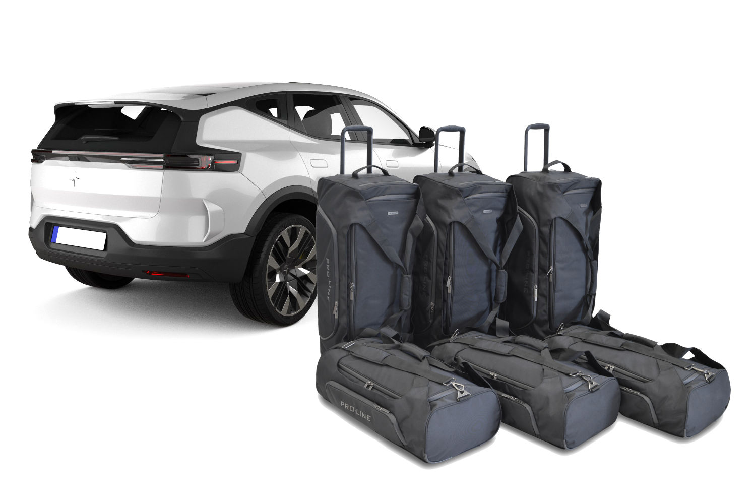 Set de sacs de voyage convient à Polestar 3 2024-présent Pro.Line