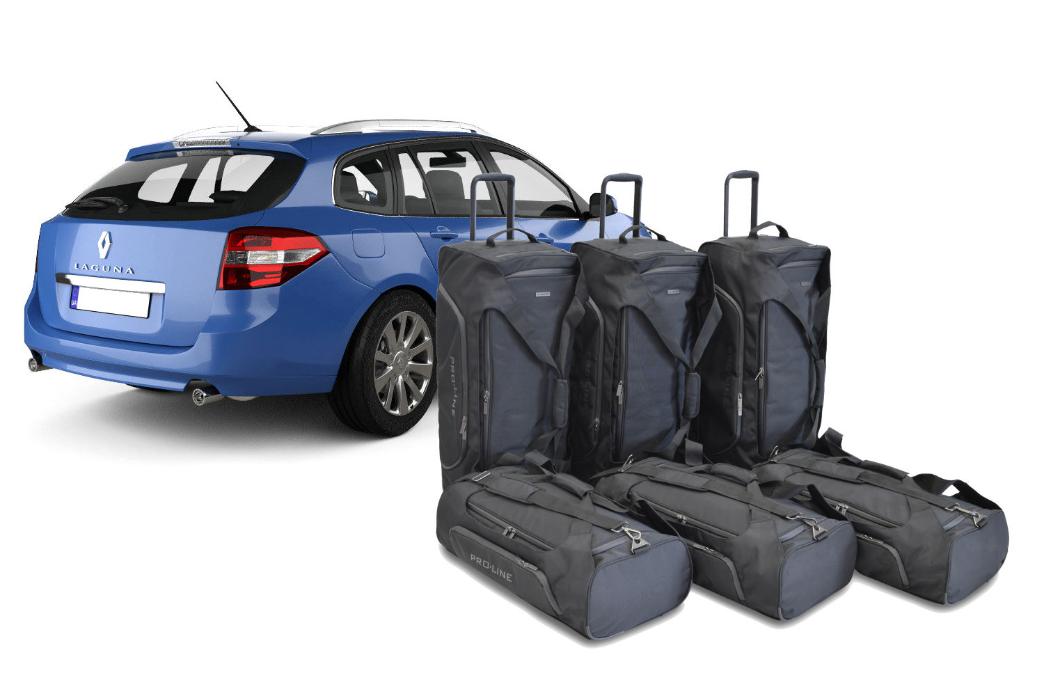 Set de sacs de voyage convient à Renault Laguna III Estate - Grandtour 2007-2015 break Pro.Line
