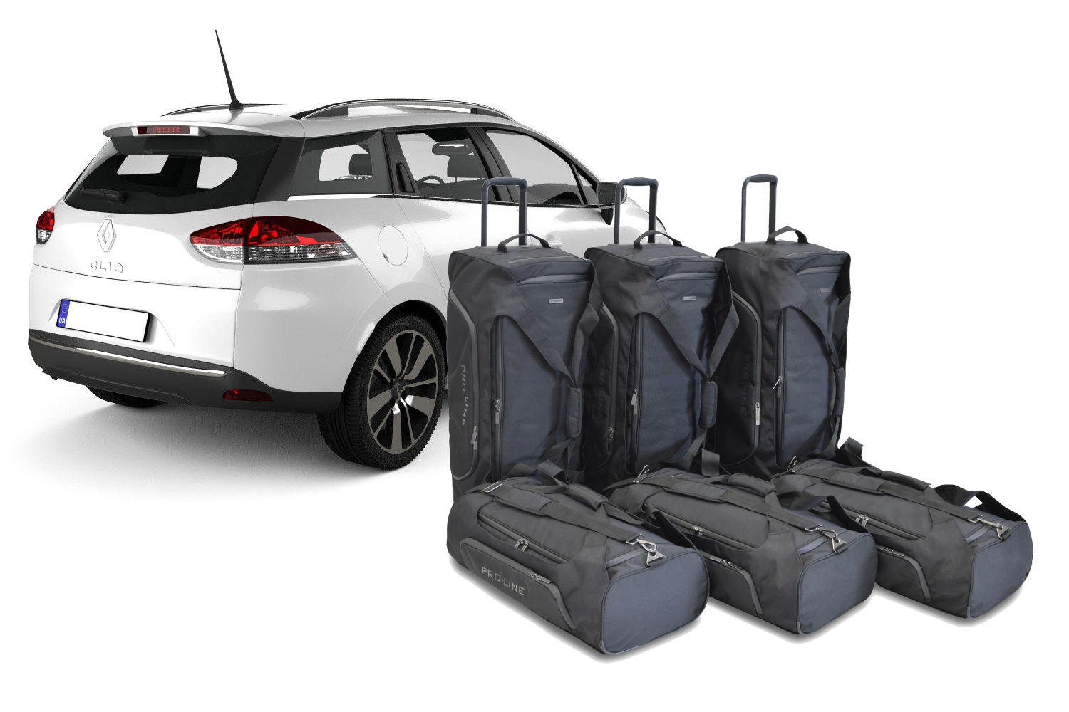 Reistassenset geschikt voor Renault Clio IV Estate - Grandtour 2013-2020 wagon Pro.Line