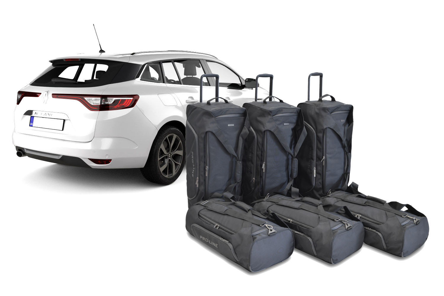 Set de sacs de voyage convient à Renault Mégane IV Estate - Grandtour 2016-présent break Pro.Line