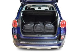 Fiat 500L 2012- 5 door Car-Bags.com travel bag set (2)