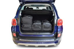 Fiat 500L 2012- 5 door Car-Bags.com travel bag set (3)