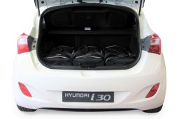Hyundai i30 (GD) 2012-2016 5 door Car-Bags.com travel bag set (2)
