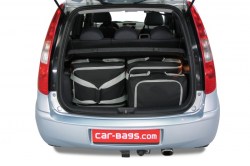 Mitsubishi Colt 2004-2009 5d Car-Bags reistassen - travel bags - Reisetaschen - sacs de voyage