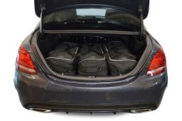 Mercedes-Benz C-Class (W205) 2014- 4 door Car-Bags.com travel bag set (2)