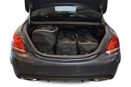 Mercedes-Benz C-Class (W205) 2014- 4 door Car-Bags.com travel bag set (3)