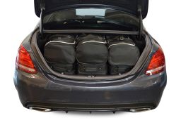 Mercedes-Benz C-Class (W205) 2014- 4 door Car-Bags.com travel bag set (4)