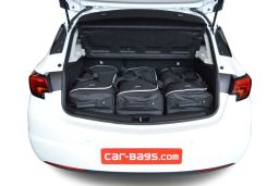 Opel Astra K 2015- 5 door Car-Bags.com travel bag set (2)