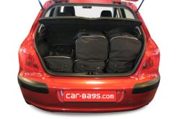 Peugeot 307 2001-2007 3 & 5 door Car-Bags.com travel bag set (3)