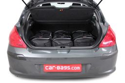 Peugeot 308 I 2007-2013 3 & 5 door Car-Bags.com travel bag set (2)