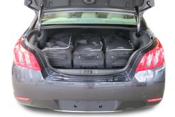 Peugeot 508 HYbrid4 2012- 4 door Car-Bags.com travel bag set (2)