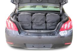 Peugeot 508 HYbrid4 2012- 4 door Car-Bags.com travel bag set (4)