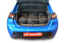 Peugeot 208 2019- 5 door Car-Bags.com travel bag set (2)