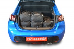 Peugeot 208 2019- 5 door Car-Bags.com travel bag set (3)