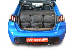Peugeot 208 2019- 5 door Car-Bags.com travel bag set (4)